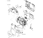 Sony DSLR-A100 cabinet parts diagram