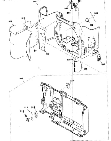 Front/rear cover block