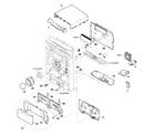 Sony HCD-LX10000 cabinet parts diagram