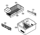 Kenmore 79577302600 freezer parts diagram