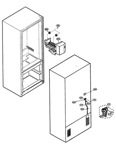 Water/ice maker parts