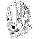 Kenmore 79577304600 cabinet parts diagram