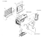 Sony DCR-SR60 cabinet parts diagram