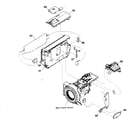 Sony DCR-SR80 cabinet parts l diagram