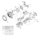 Sony DCR-SR80 front cabinet parts diagram