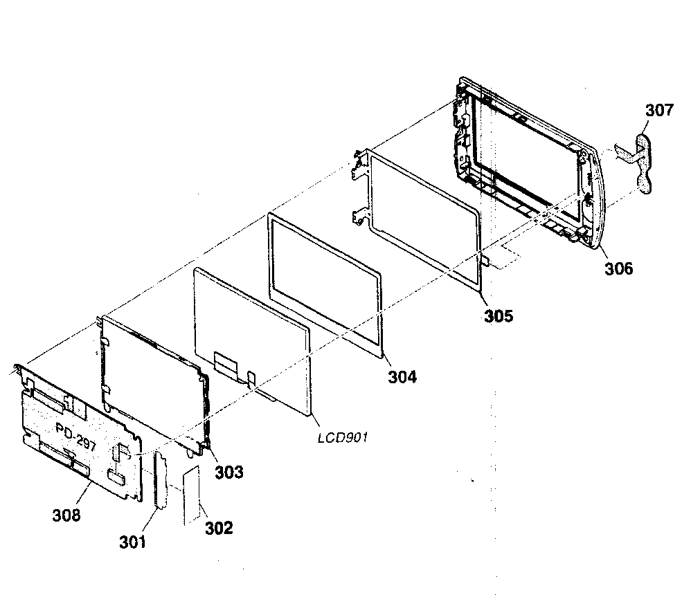 Lcd panel block