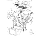 Kenmore 25916504 cabinet parts diagram