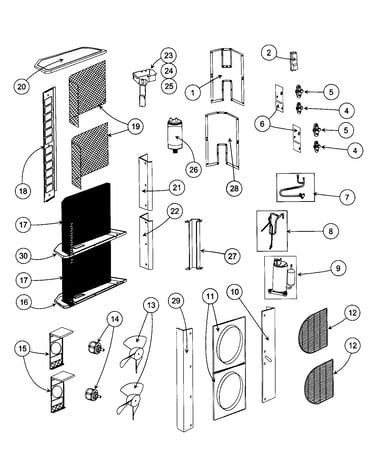 Cabinet parts