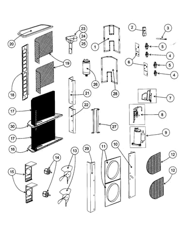 Cabinet parts