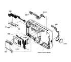 Sony DSC-N2 main cabinet parts diagram