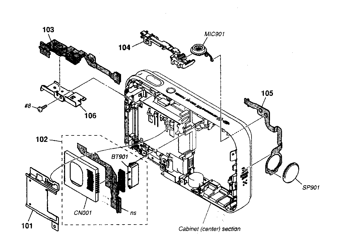 Main cabinet parts