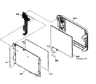 Sony DSC-N2 rear cabinet parts diagram