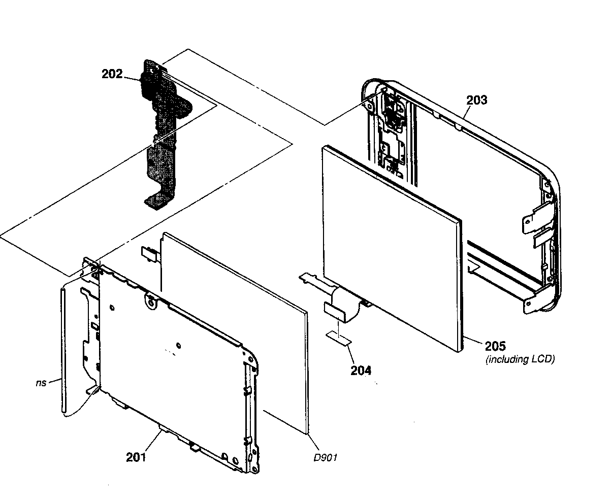 Rear cabinet parts