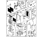 Friedrich D30B cabinet parts diagram