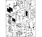 Friedrich D40B cabinet parts diagram