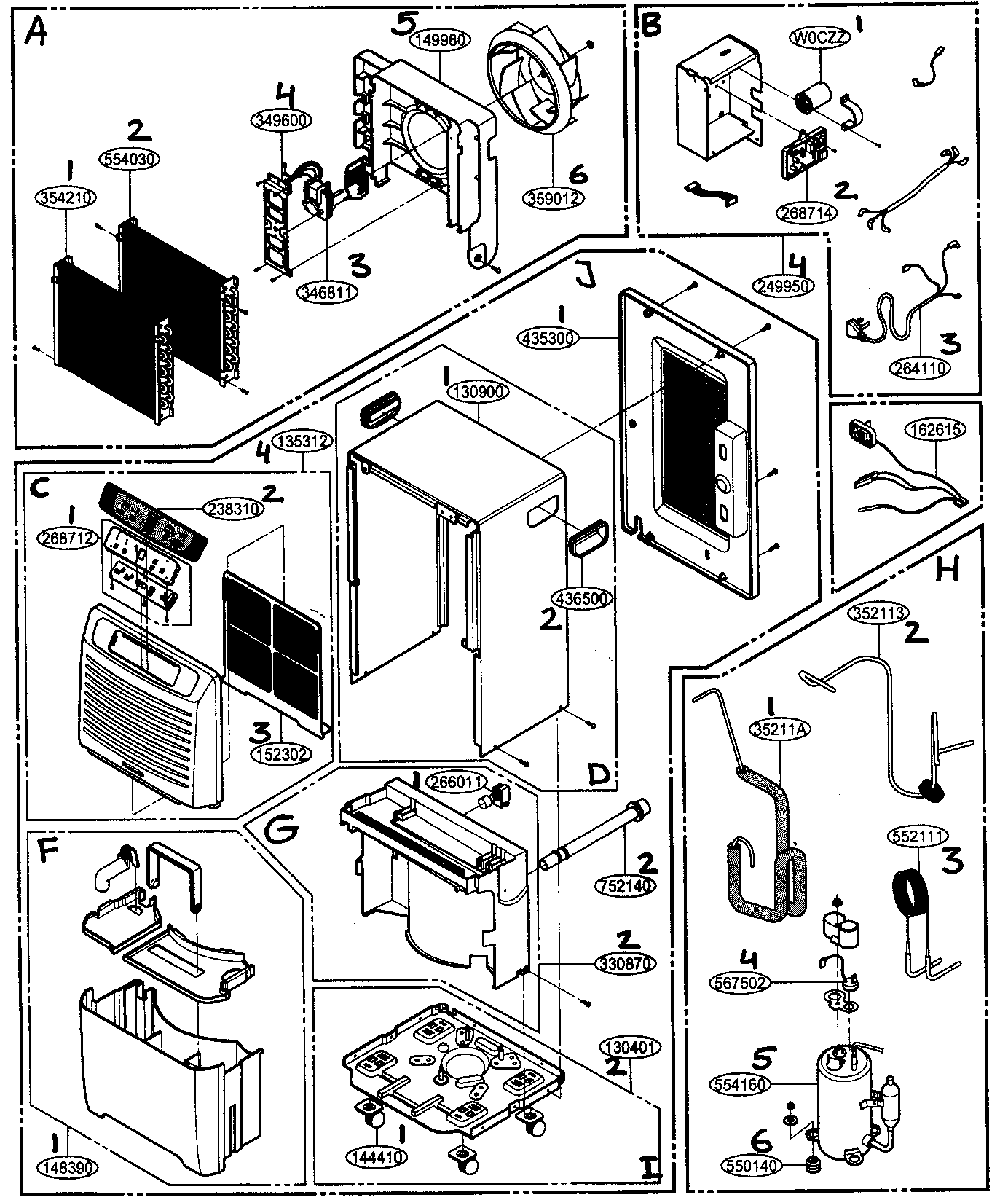 Cabinet parts