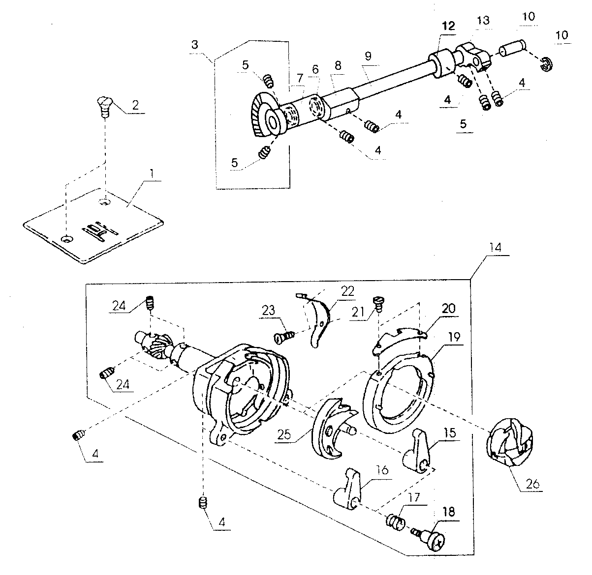 Lower shaft assy