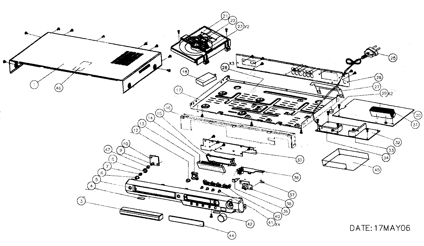 CABINET PARTS