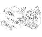 Sony HCD-BC150 cabinet parts diagram