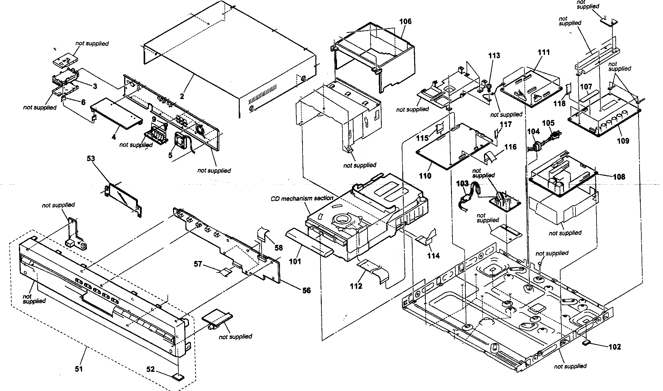 Cabinet parts