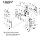 Sony DSC-T7 cabinet parts 1 diagram