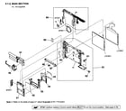Sony DSC-T7 cabinet parts 2 diagram