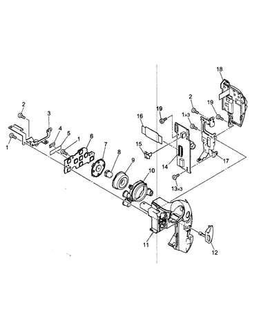 Rear cover unit