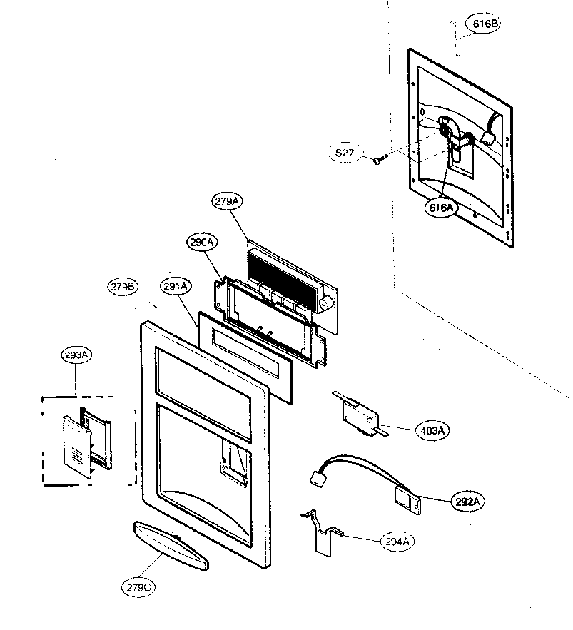 DISPENSER PARTS