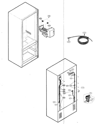 Water/ice maker parts