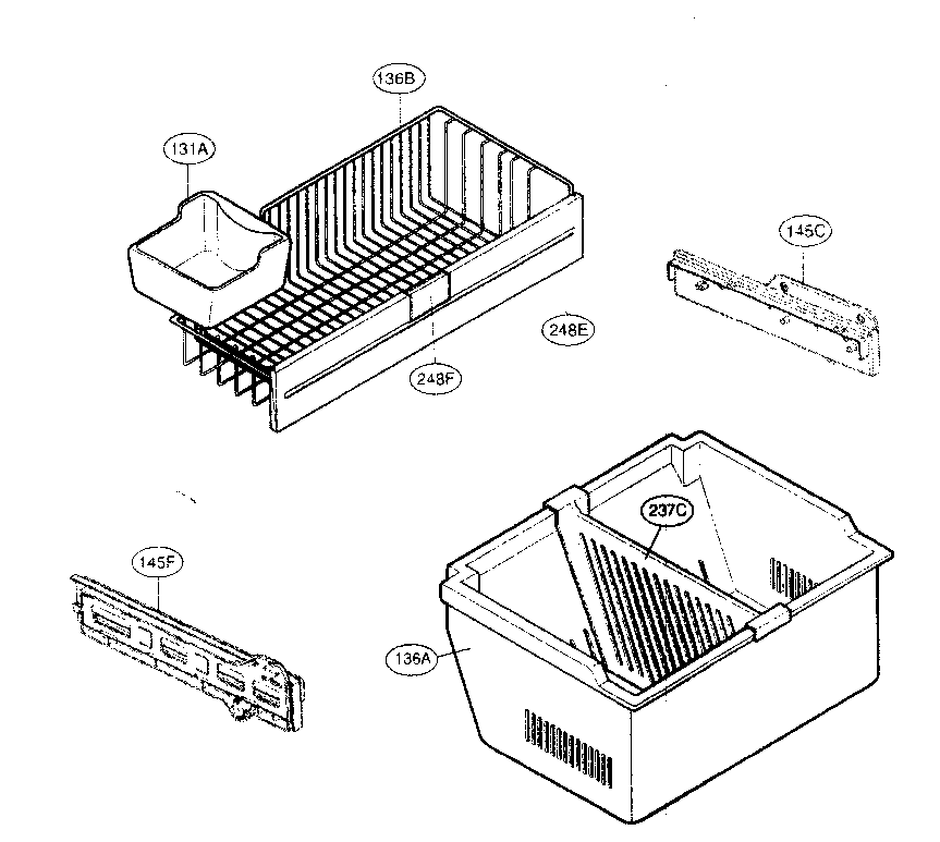 Freezer parts