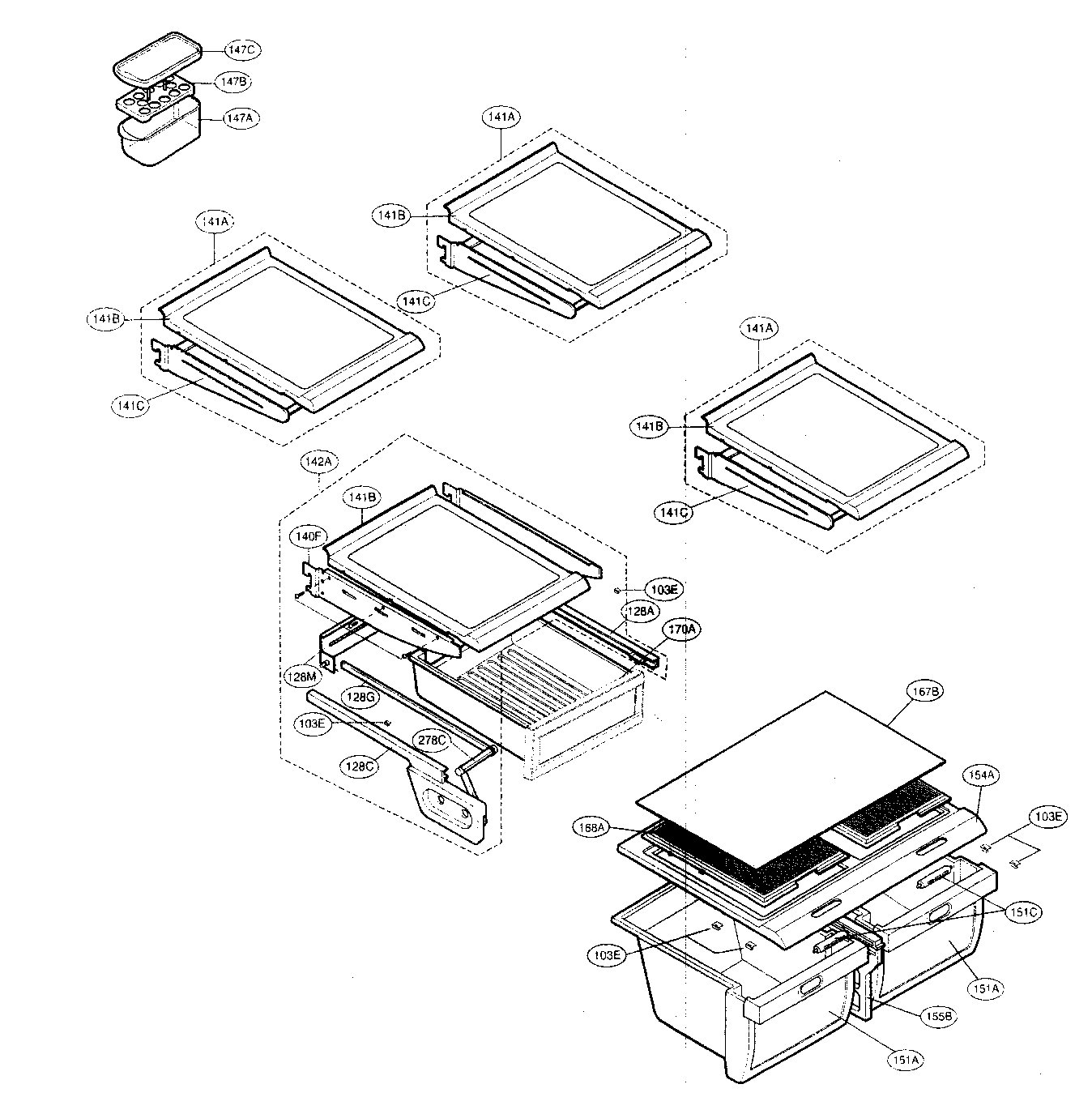 Refrigerator parts