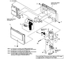Sony DSC-T1 cabinet parts diagram
