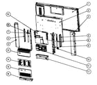 Westinghouse LTV-32W4HDC module panel assy diagram