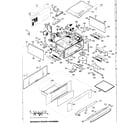 Sharp KB-6014LW cabinet parts diagram
