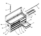 Craftsman 70621121 tool chest diagram