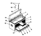 Craftsman 706957220 tool chest diagram