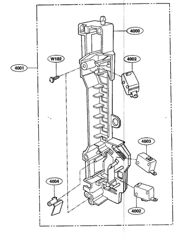 Latch board parts