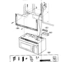 Kenmore 72180513600 installation parts diagram