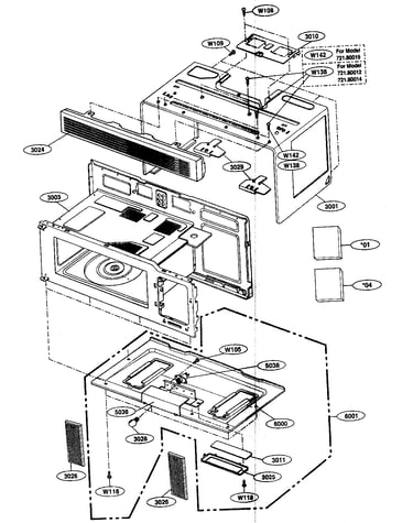 Oven cavity parts
