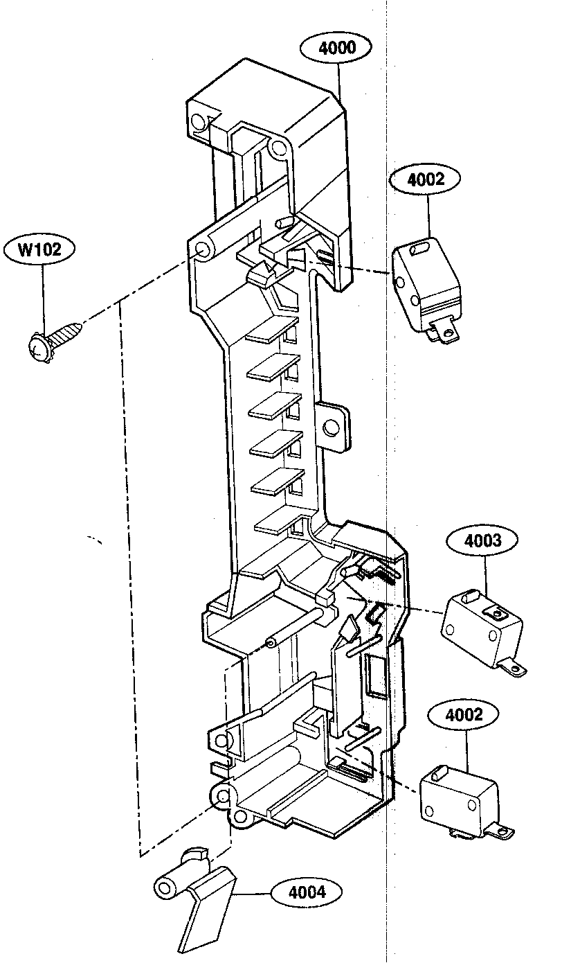 Latch board parts