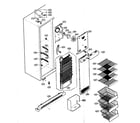 LG LSC27950SW freezer compartment diagram