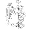 LG LSC27950SW refrigerator compartment diagram
