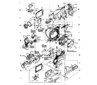 Hitachi DZ-HS300A cabinet parts diagram
