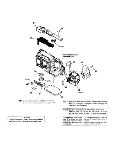 Bt holder block