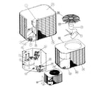 Coleman Evcon ERCQ0241BBA air conditioner diagram