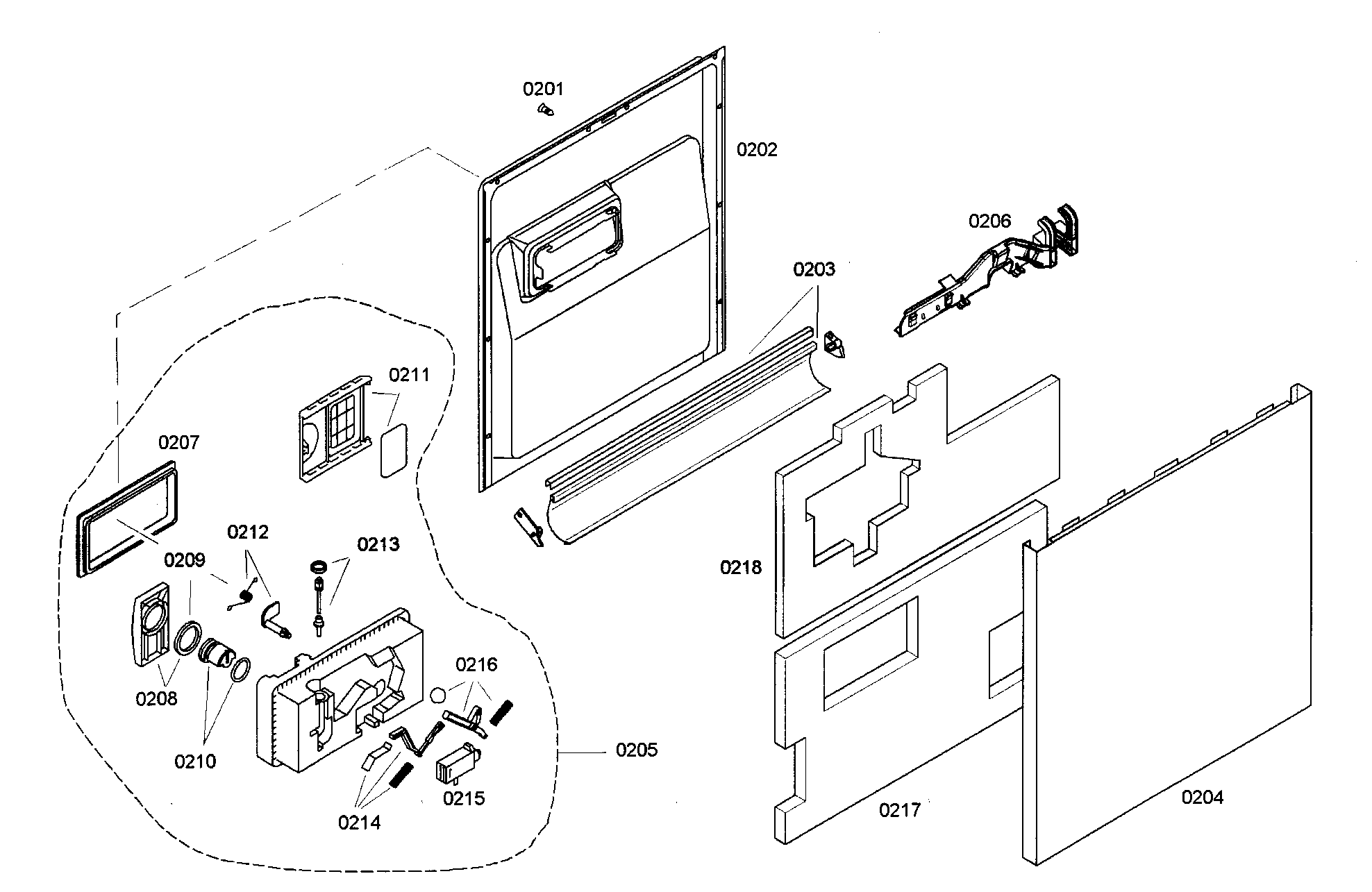 Door assy
