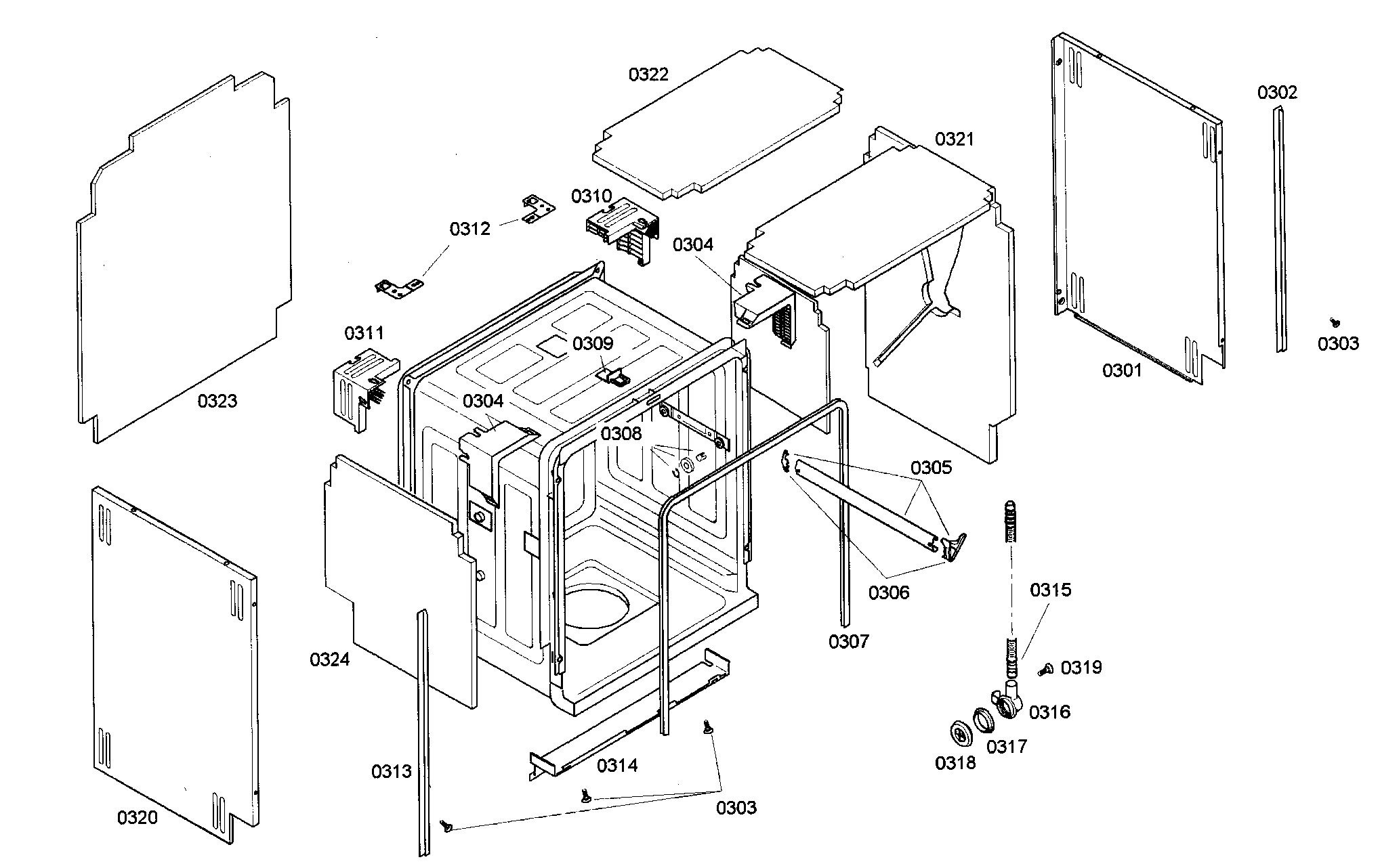 Cabinet assy