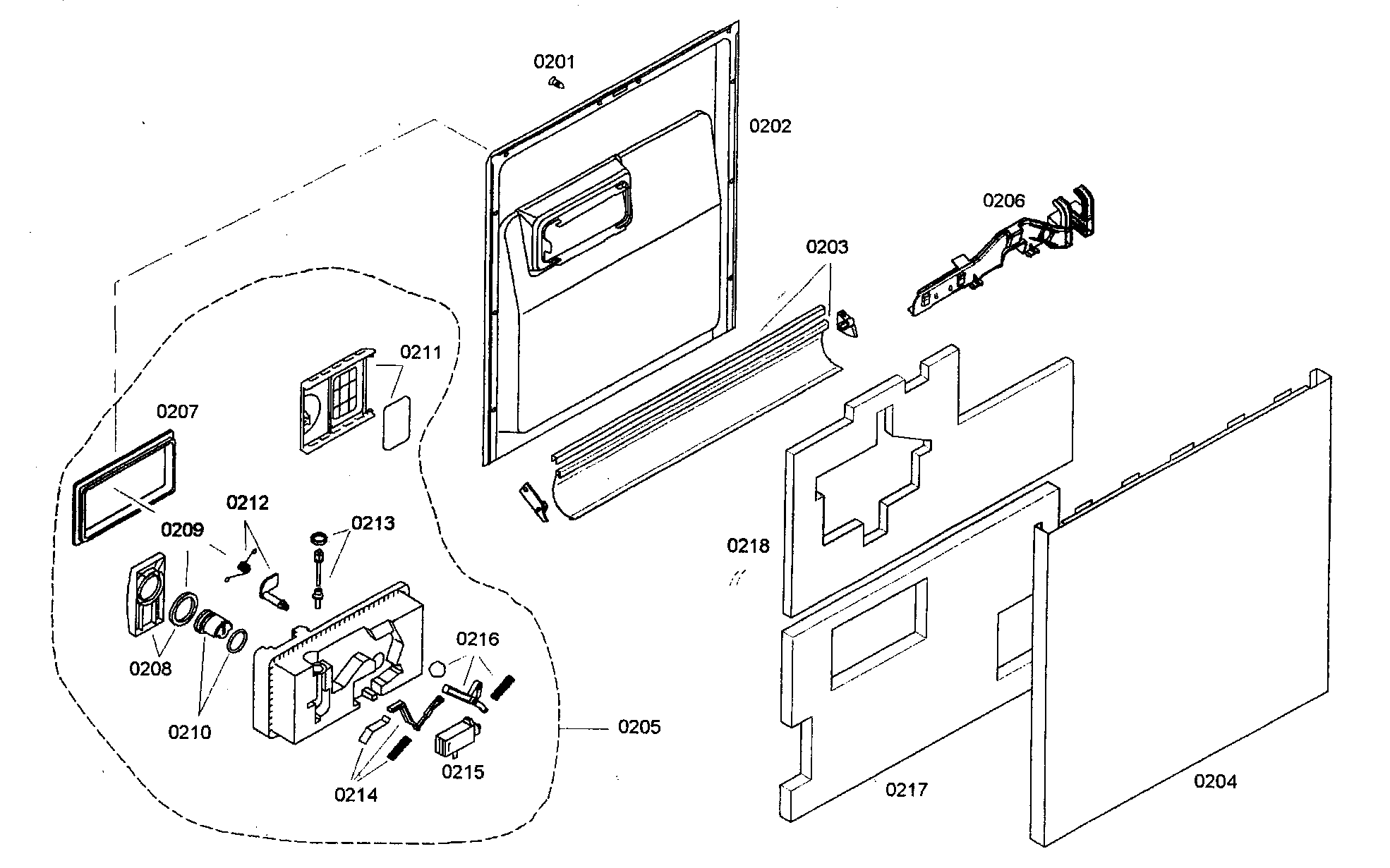 Door assy