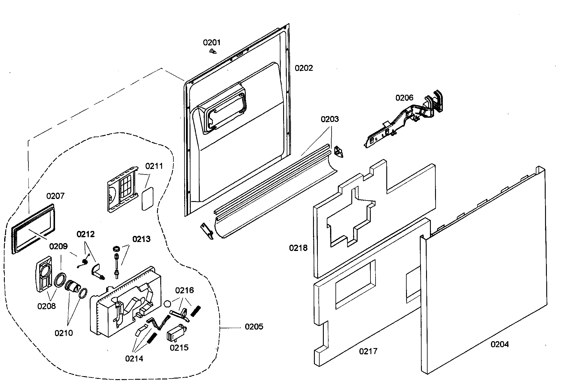 Door assy