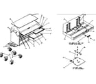 Craftsman 706655541 tool cart diagram